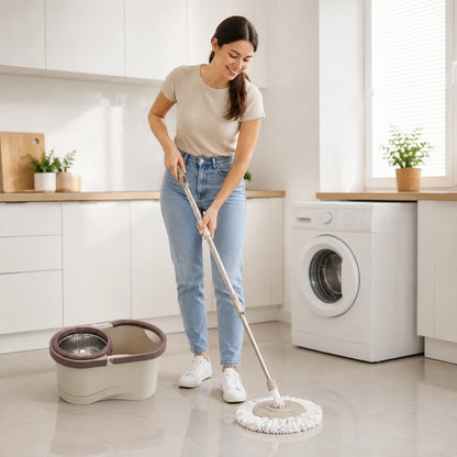 Mopa Giratoria 360° con Balde Escurridor